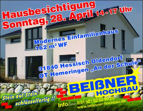 Massivhaus Hausbau Hannover - Ihr Bauträger für schlüsselfertiges Bauen im Raum Hannover ist die Beißner Hochbau GmbH