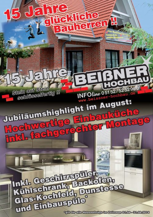 Massivhaus Hausbau Hannover - Ihr Bauträger für schlüsselfertiges Bauen im Raum Hannover ist die Beißner Hochbau GmbH