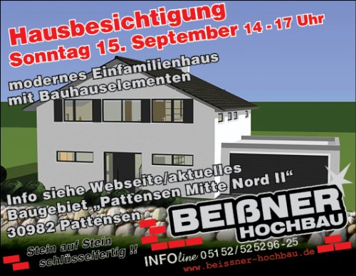 Massivhaus Hausbau Hannover - Ihr Bauträger für schlüsselfertiges Bauen im Raum Hannover ist die Beißner Hochbau GmbH