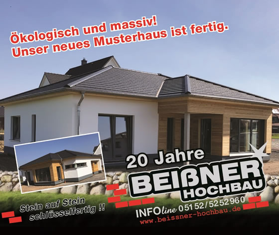 Massivhaus Hausbau Hannover - Ihr Bauträger für schlüsselfertiges Bauen im Raum Hannover ist die Beißner Hochbau GmbH