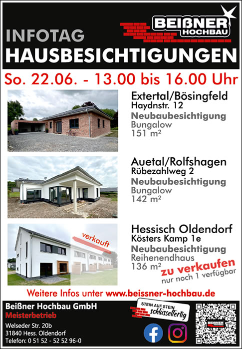 Massivhaus Hausbau Hannover - Ihr Bauträger für schlüsselfertiges Bauen im Raum Hannover ist die Beißner Hochbau GmbH