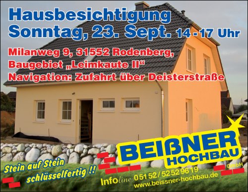 Massivhaus Hausbau Hannover - Ihr Bauträger für schlüsselfertiges Bauen im Raum Hannover ist die Beißner Hochbau GmbH